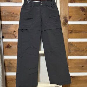 Women's Northface Hiking Pants, size 2, dark gray